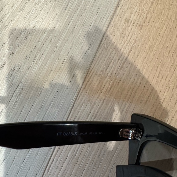 Fendi Black and Clear Gradient Sunglasses - Picture 3 of 3